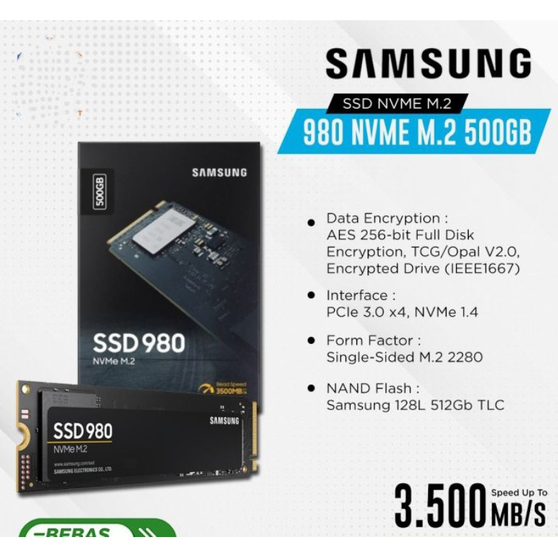 SSD Samsung 980 EVO /  970 EVO Plus 500GB M.2 NVMe
