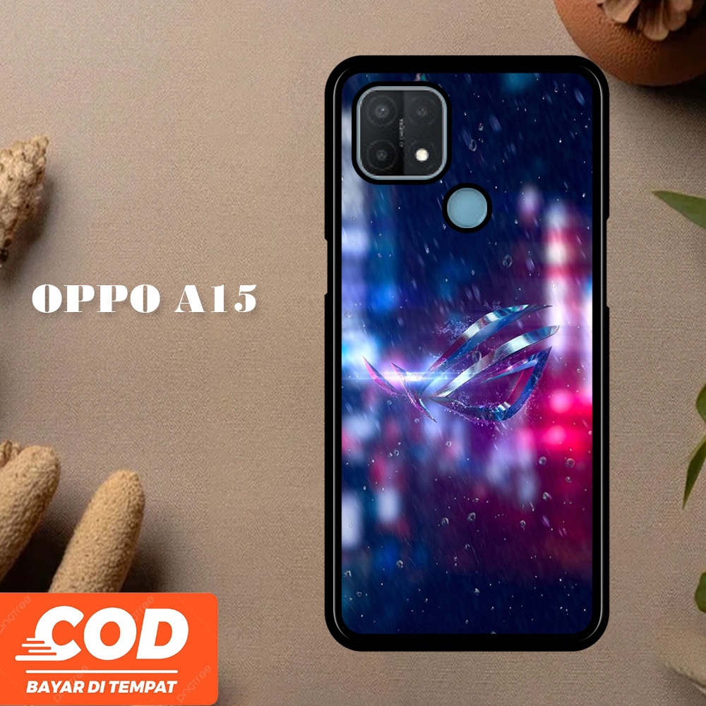 [A17] ROG Casing OPPO A15 Case ROG Pelindung Hp Keren Lucu Viral Unisex Terbaru