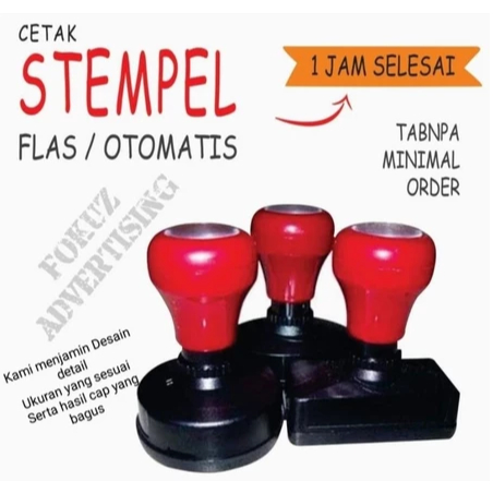 Stempel Flash / Stempel Otomatis / Stempel Murah / Stempel Custom