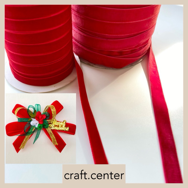 

PITA VELVET BLUDRU MERAH TEMA NATAL PER-METER