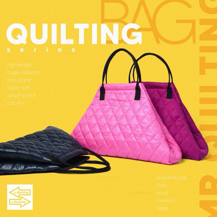 KODE G35C Mrquilting bagTote bagtas kampus tas santai tas belanja