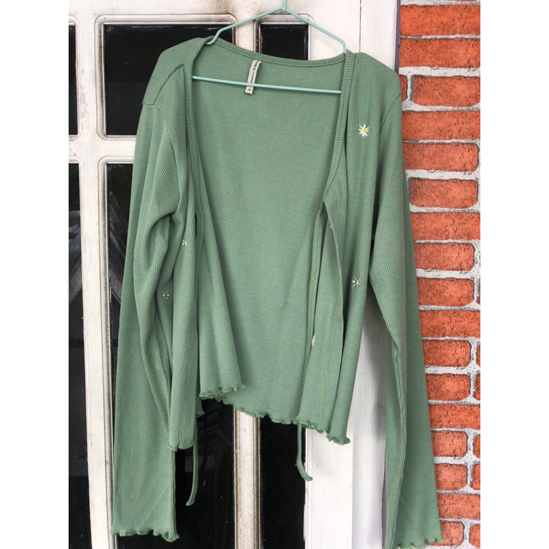 Cardigan tali knit colorbox sage