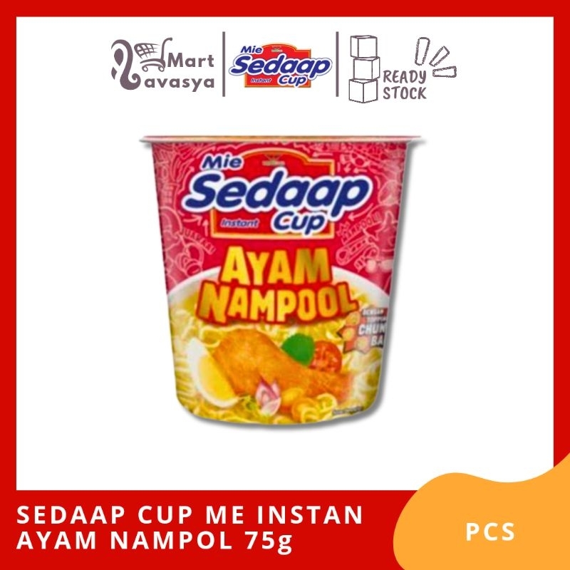 

SEDAAP CUP MIE INSTAN AYAM NAMPOL 75g - 1 PCS - KOTA BANDUNG - LAVASYA MART