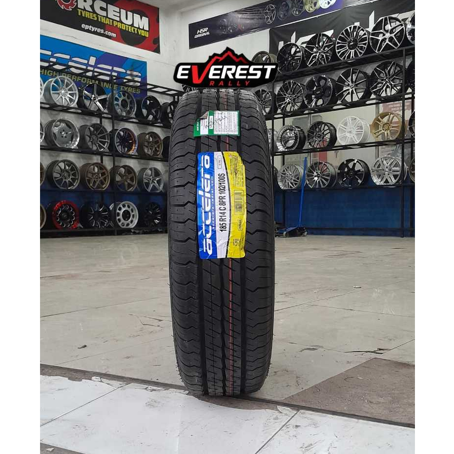 Ban tubles mobil pickup l300 ring 14 accelera ultra ukuran 185 r14 ban beban berat