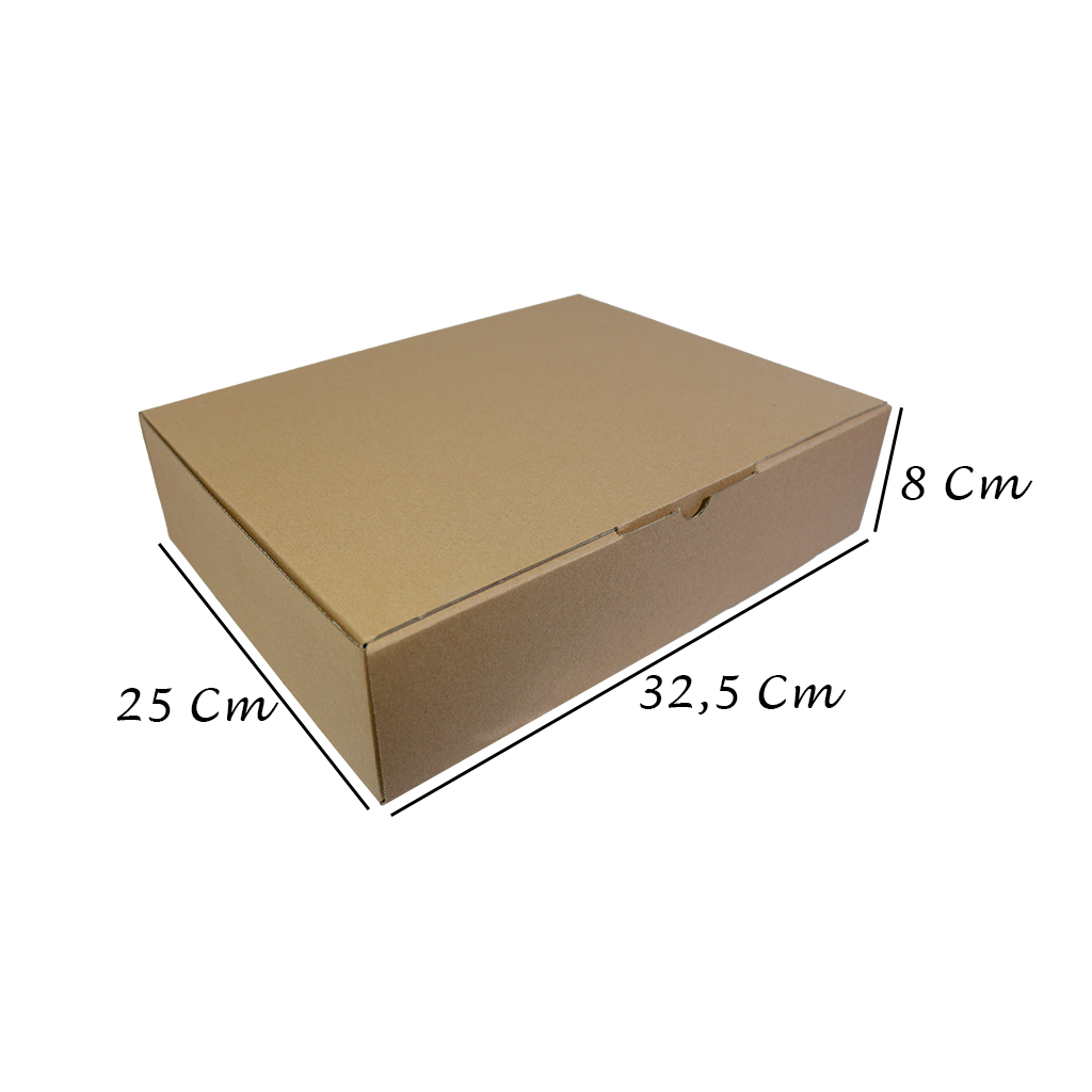 

Kardus karton model lock atas uk. 32,5x25x8 cm...Die Cut untuk kotak Aksesoris, Kue tart, Baju, dll