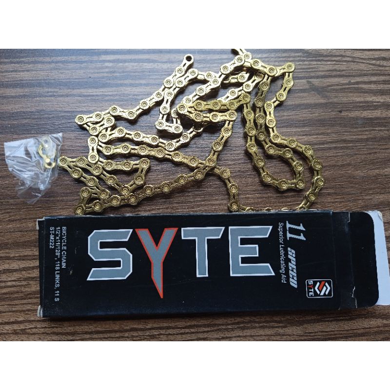 Rantai Merk SYTE Gold 11 Speed