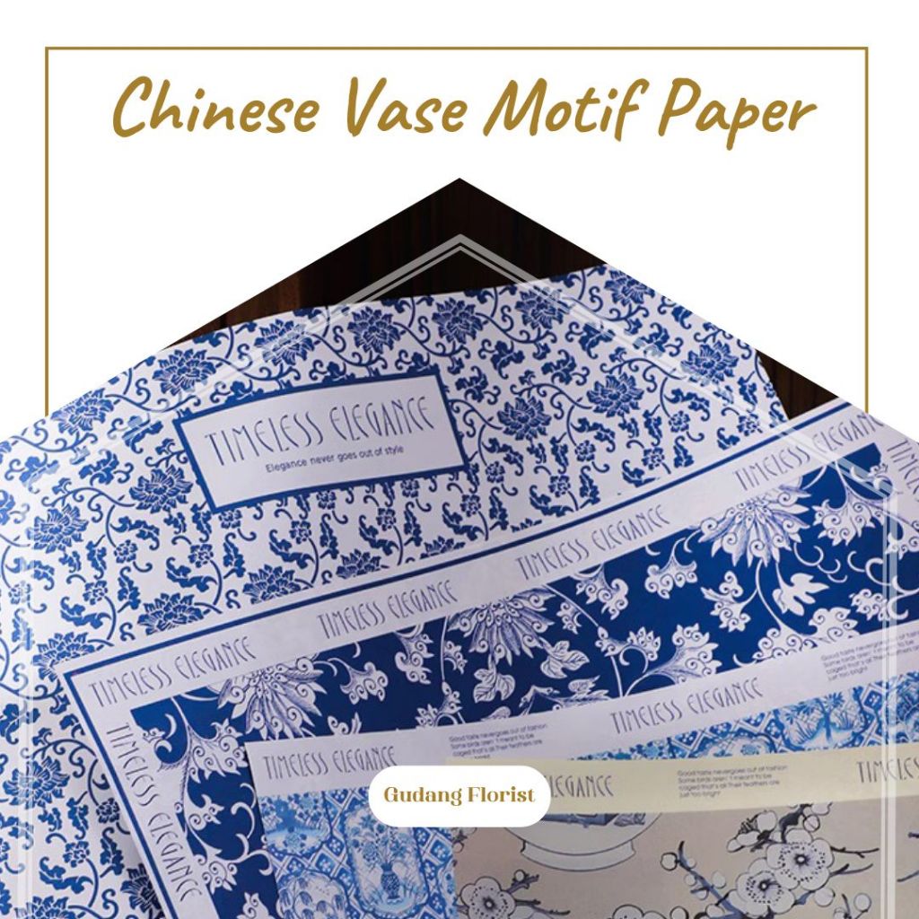 

CHINESE VASE MOTIF PAPER