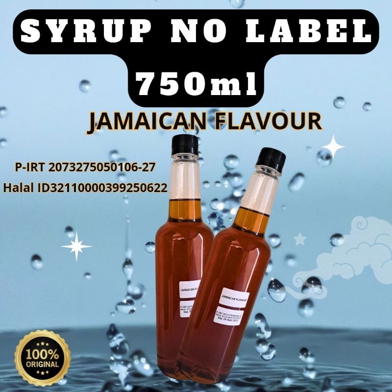 

Syrup (Rum) JAMAICAN FLAVOUR No Label 750ml