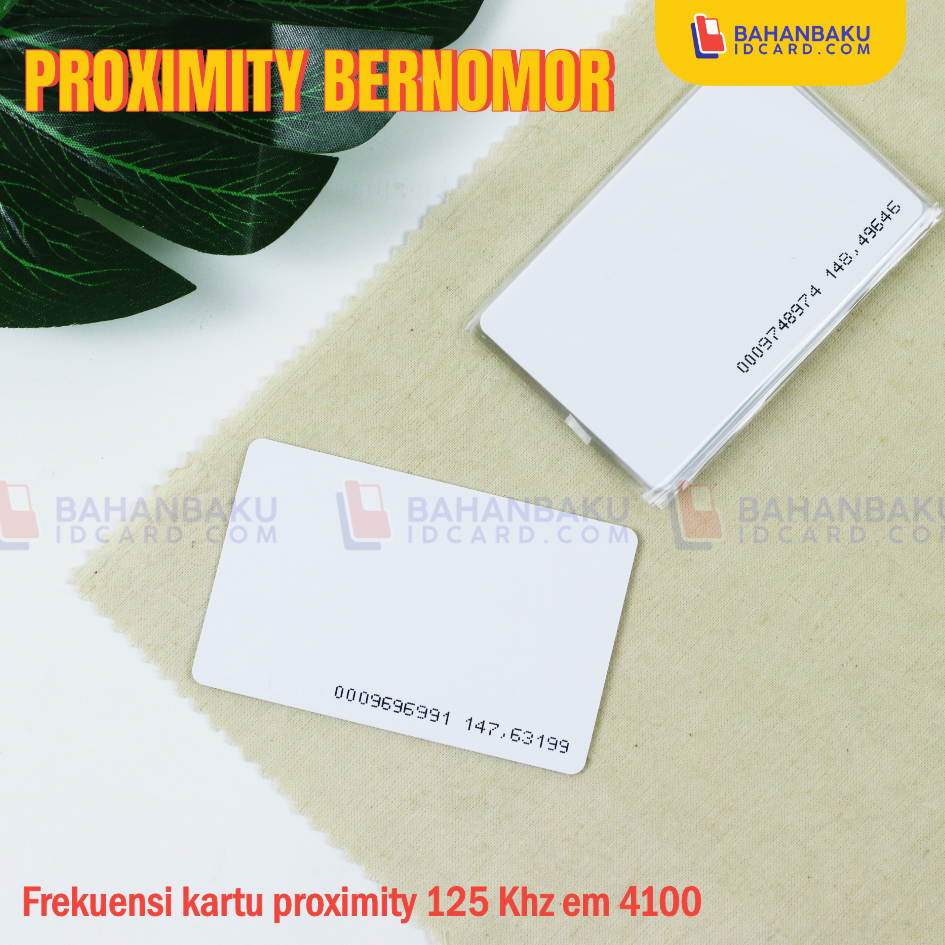 

Blank id card Thermal 125 khz bernomer ID Card Em4100 PVC Card 0.8