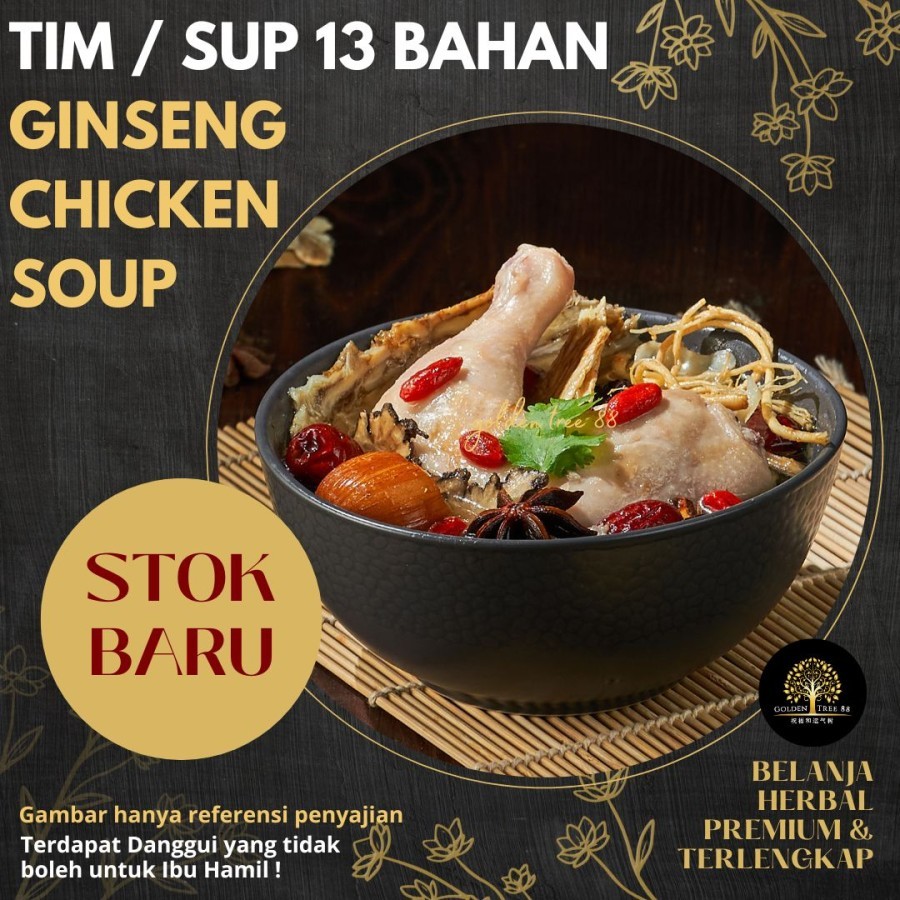 

Terlaris Tim Ayam Herbal Ginseng 13 Bahan Sup Ayam Obat Premium Fresh Original