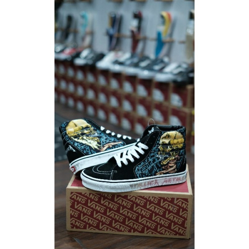 Vans Sk8 Hi x Metallica Pushead 30th anniversary