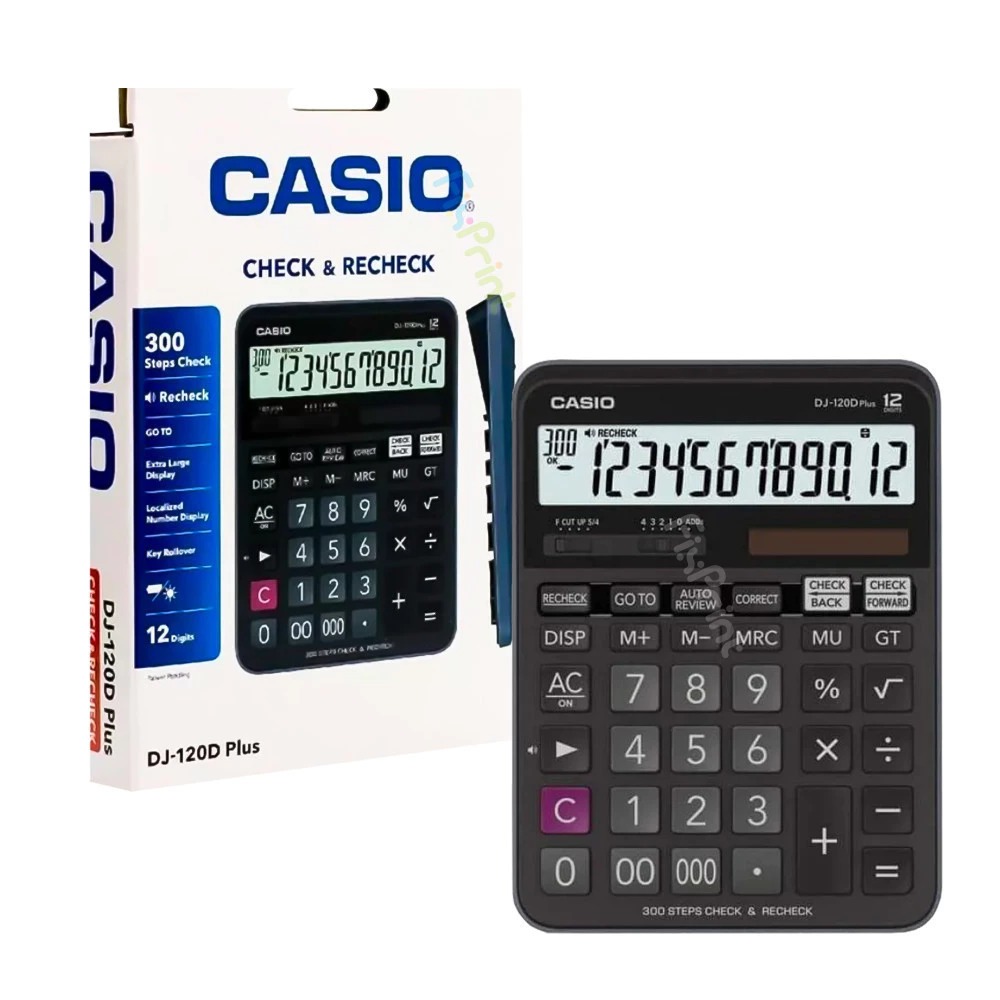 

Gramedia Makassar - CASIO CALCULATOR DJ-120DPLUS