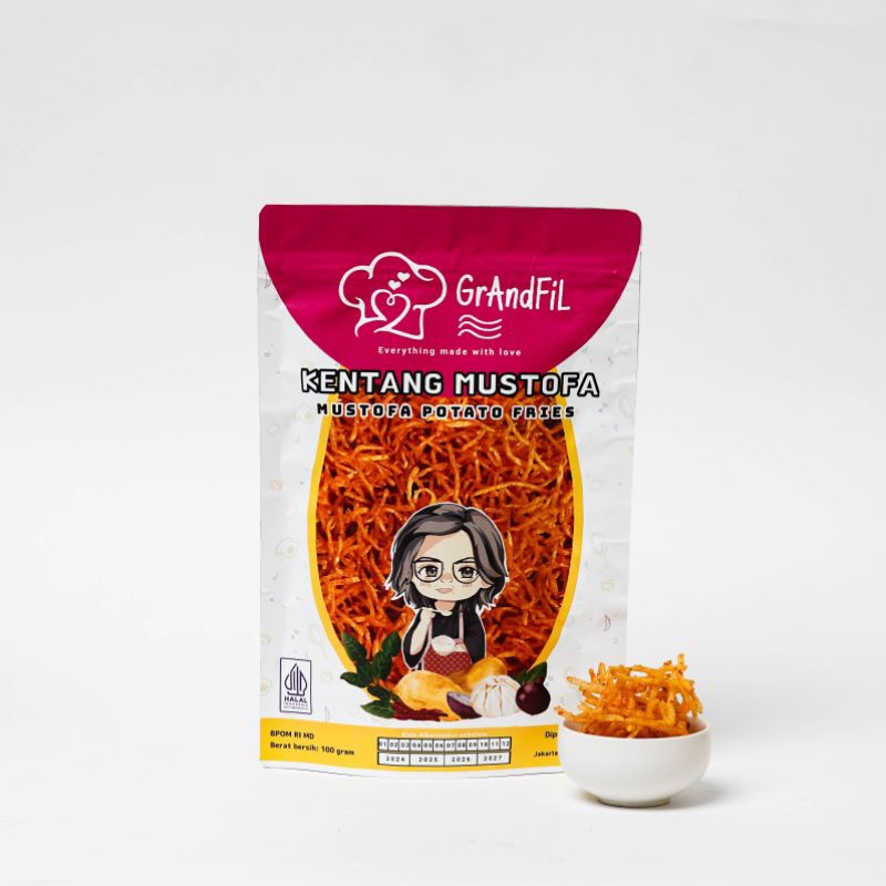 

GrAndFil Kentang Mustopa Standing Pouch 50 gram bersih