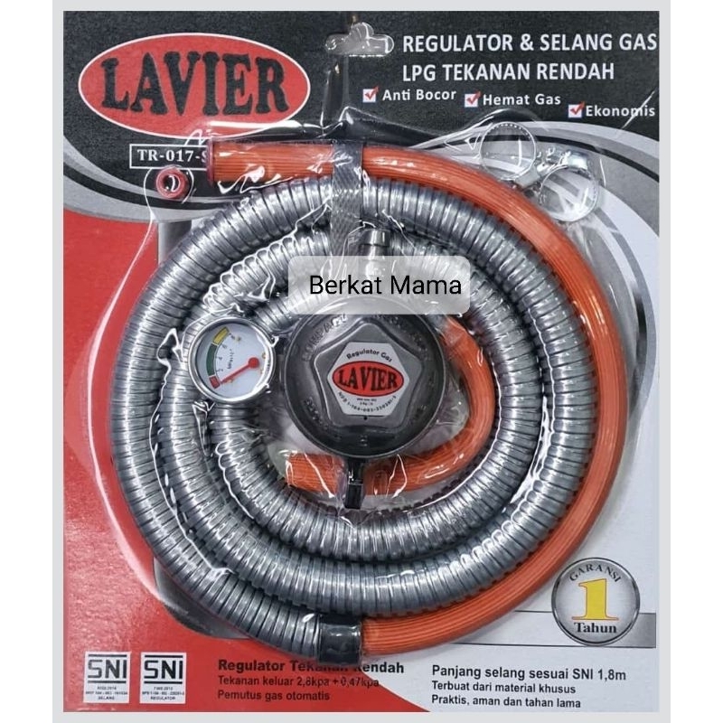 Paket Selang Gas Lavier (TR-017) dan Selang Gas Lavier (TR-019)
