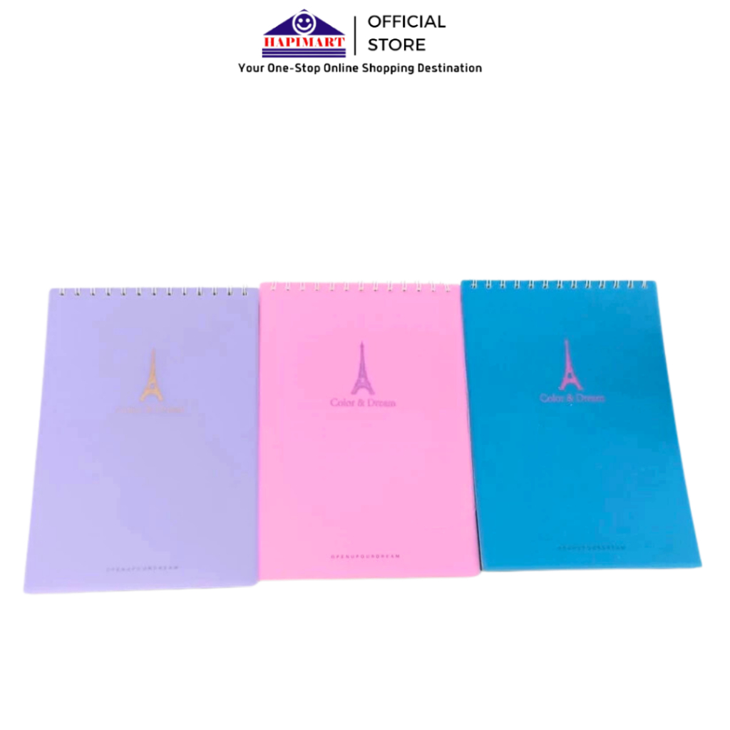 

Buku Catatan Color & Dream Notebook Spiral Buku Koil Buku Diary Bergaris B5 / buku catatan serbaguna