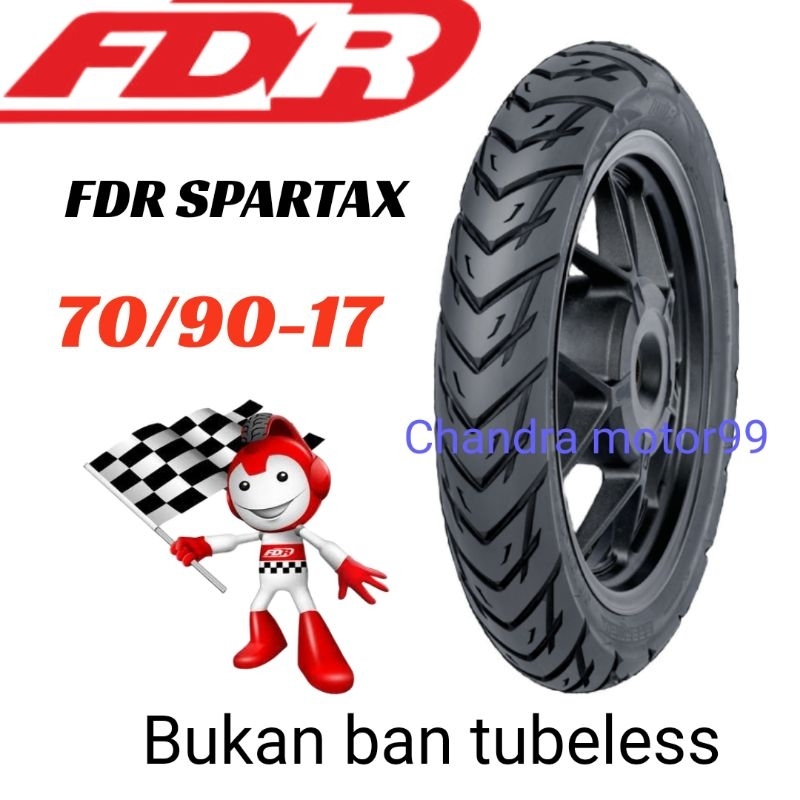 BAN FDR SPARTAX 70/90-17 TUBETYPE (BUKAN BAN TUBELESS)70 90 17
