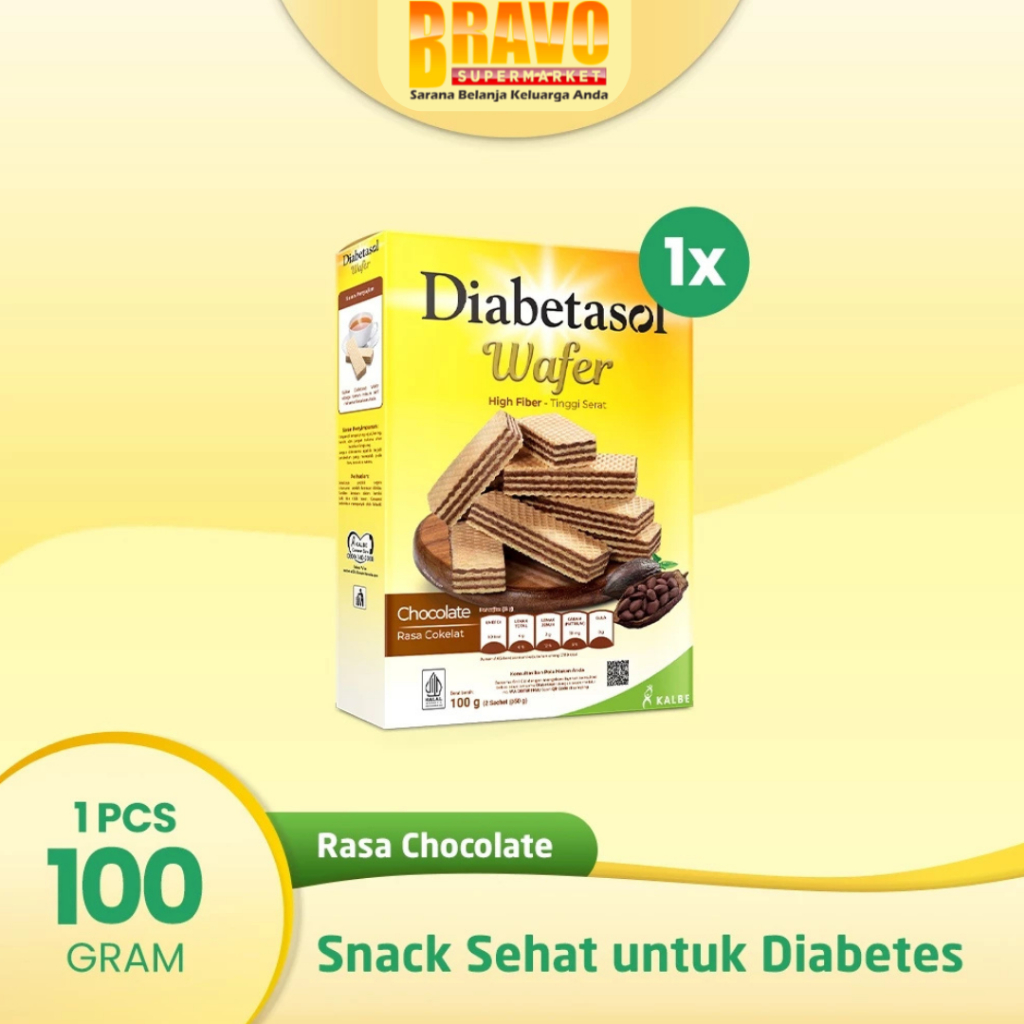 

Bravo Bojonegoro - Diabetasol Wafer Chocolate 2x50GR