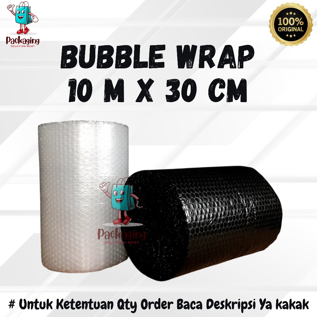 

Bubble Wrap 10M x 30CM – Pilihan Terbaik untuk Packing Aman dan Rapi!