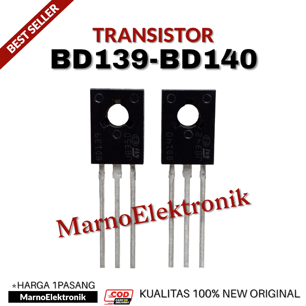 TRANSISTOR TR BD139 BD140 ORIGINAL BD 139 BD 140 ASLI ORI