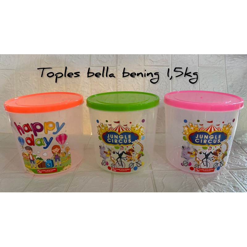 Toples Bella / Toples Tangkai / Toples Brithday Warna Random Bisa Dikirim Instan✨