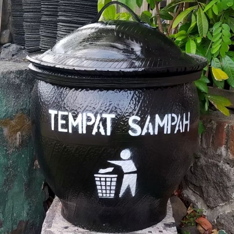 Bak sampah karet , tempat sampah karet hitam