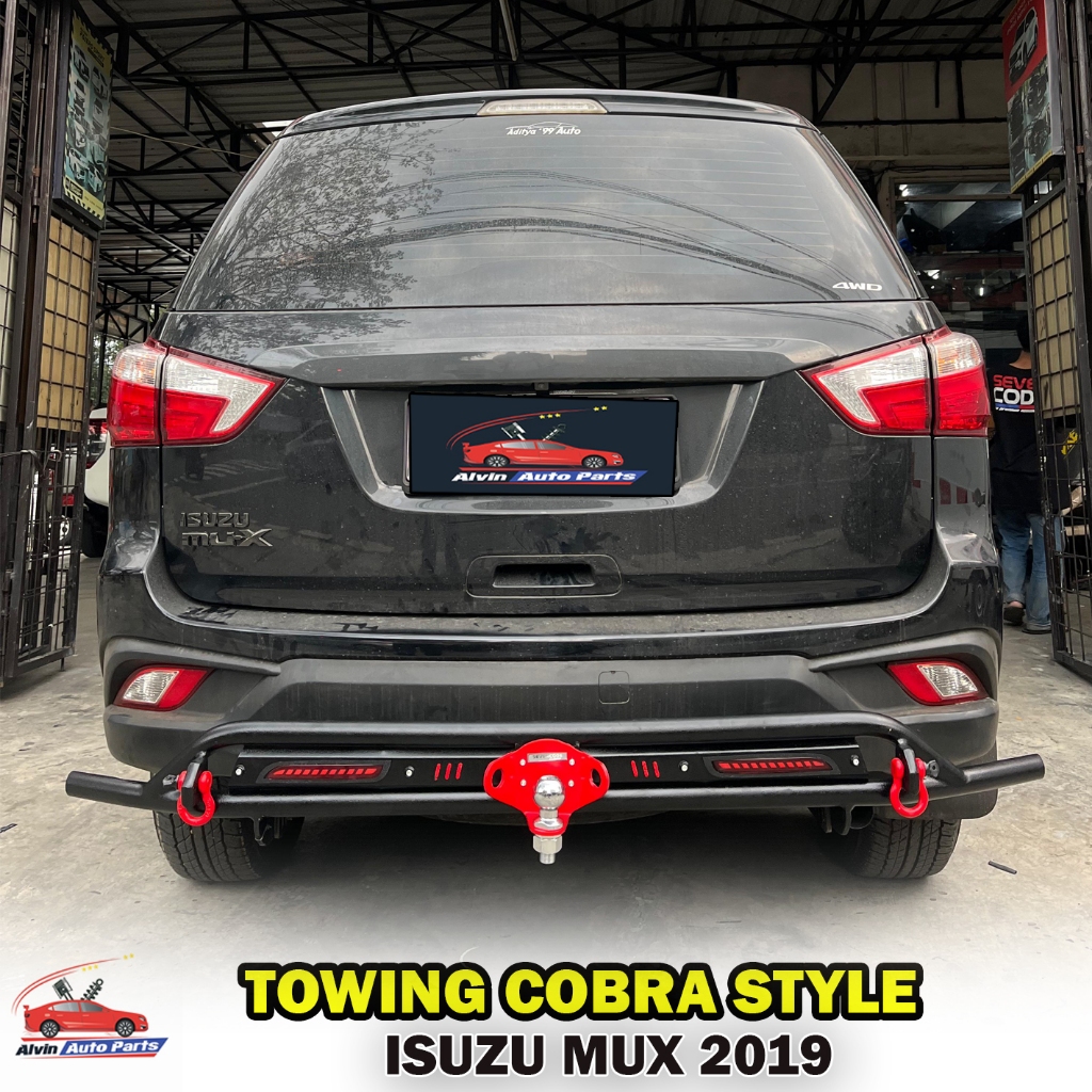 TOWING BELAKANG ISUZU MUX 2019 COBRA STYLE / PENGAMAN BUMPER BELAKANG ISUZU MUX 2019