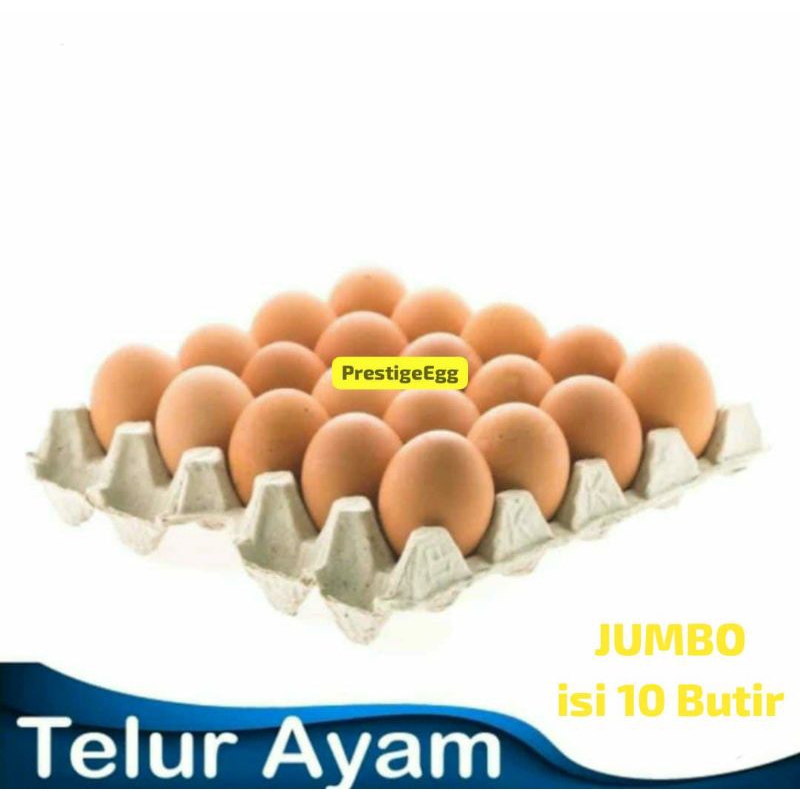 

[INSTANT] Telur Ayam Eropa JUMBO isi 10 Butir | Quality FRESH Egg