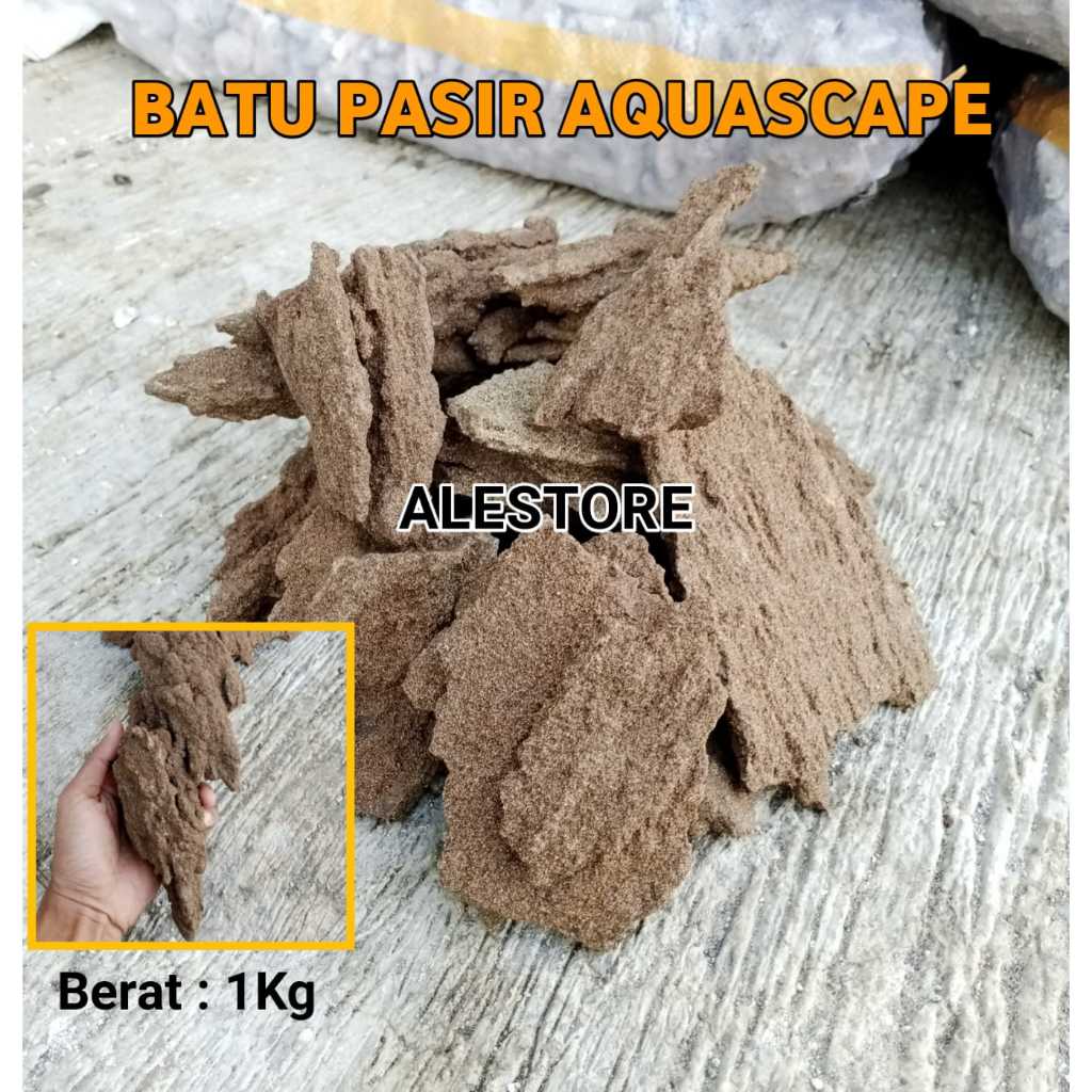 BATU PASIR / sand stone Aquarium aquascape
