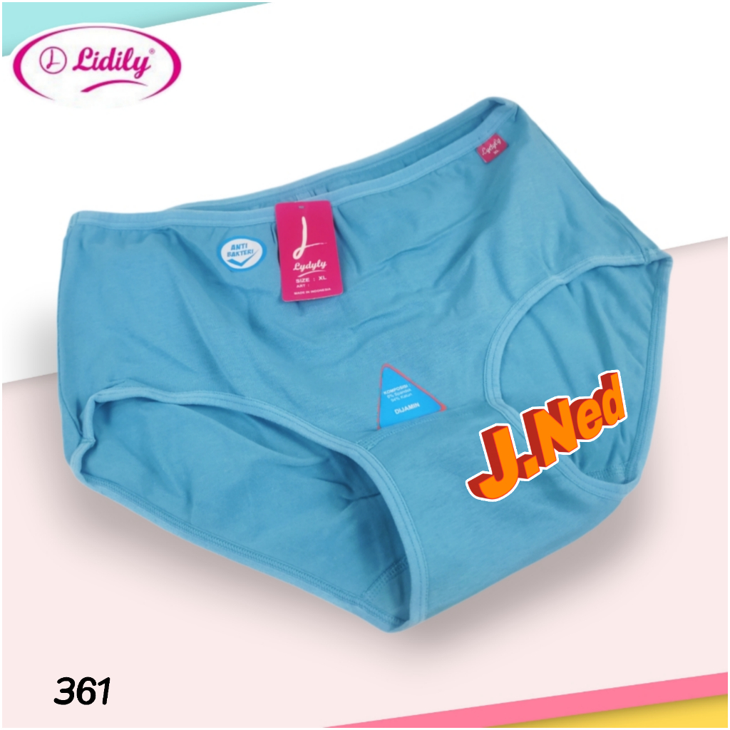 J361 (1-3 Pcs) Lydyly Celana Dalam Wanita Dewasa Jumbo, Celana Dalam Perempuan Lydyly Size XL 3L 4L