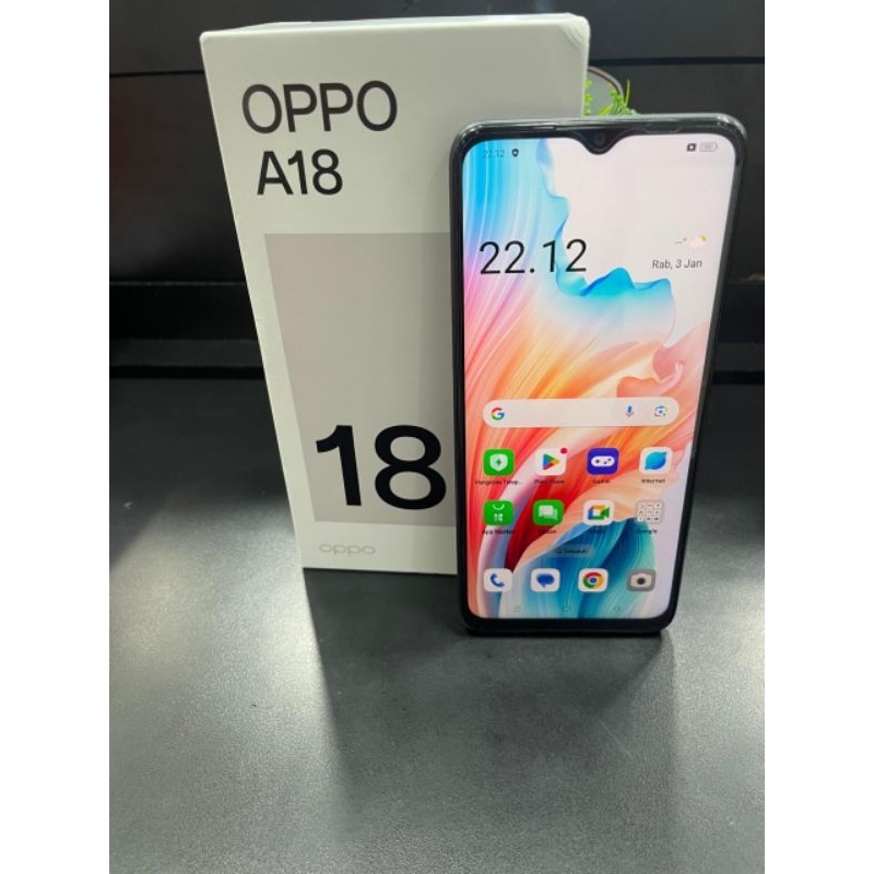 SECOND OPPO A18 Ram 4/128gb