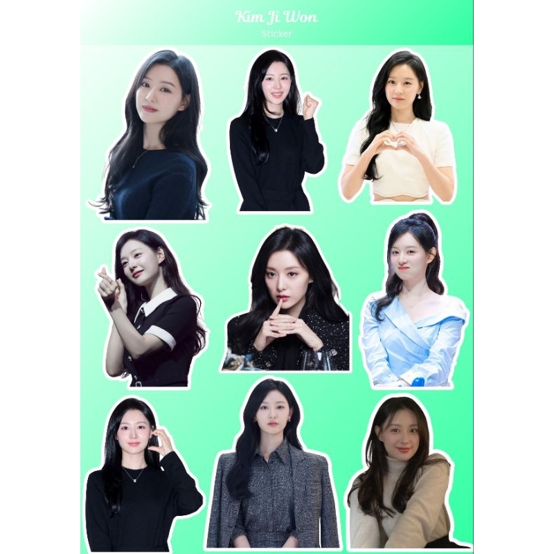 

Ready Stok Stiker Actress Kim Ji Won (Siap Kirim)