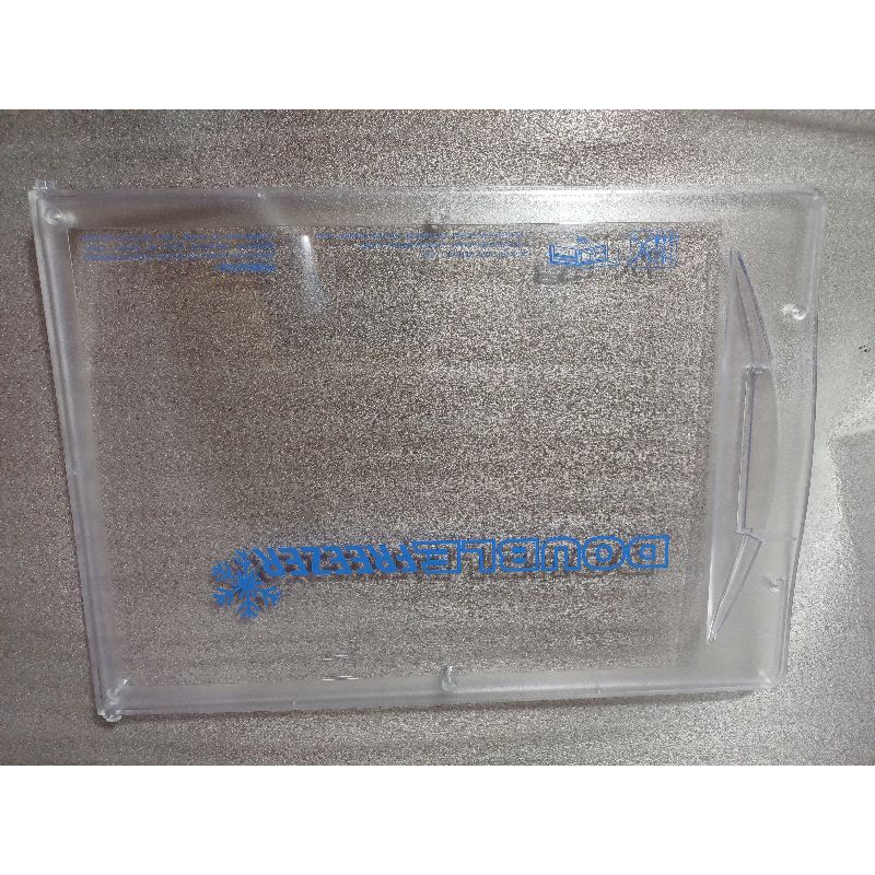 Tutup double frezer kulkas sharp 1 pintu bukaan samping original sharp
