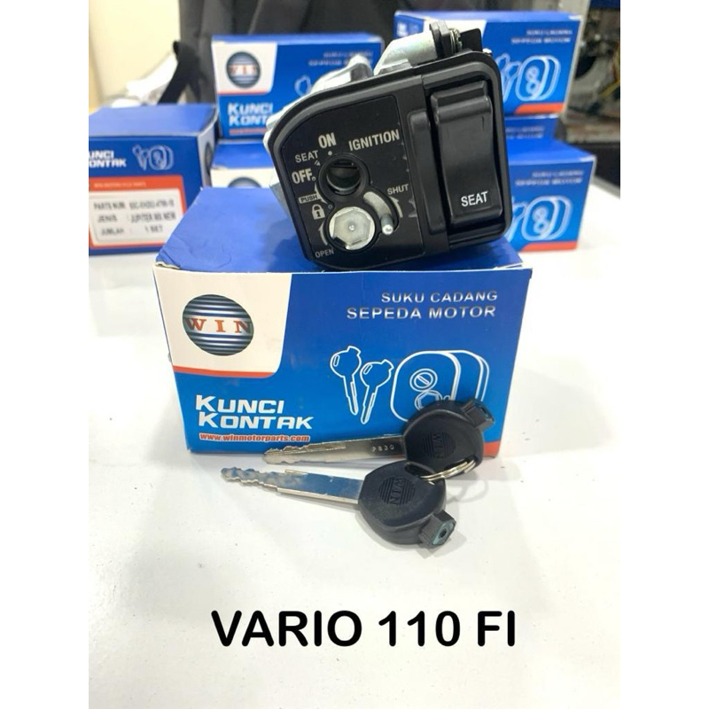 Kunci kontak SET motor VARIO 110 FI (FUEL INJECTION) merk WIN