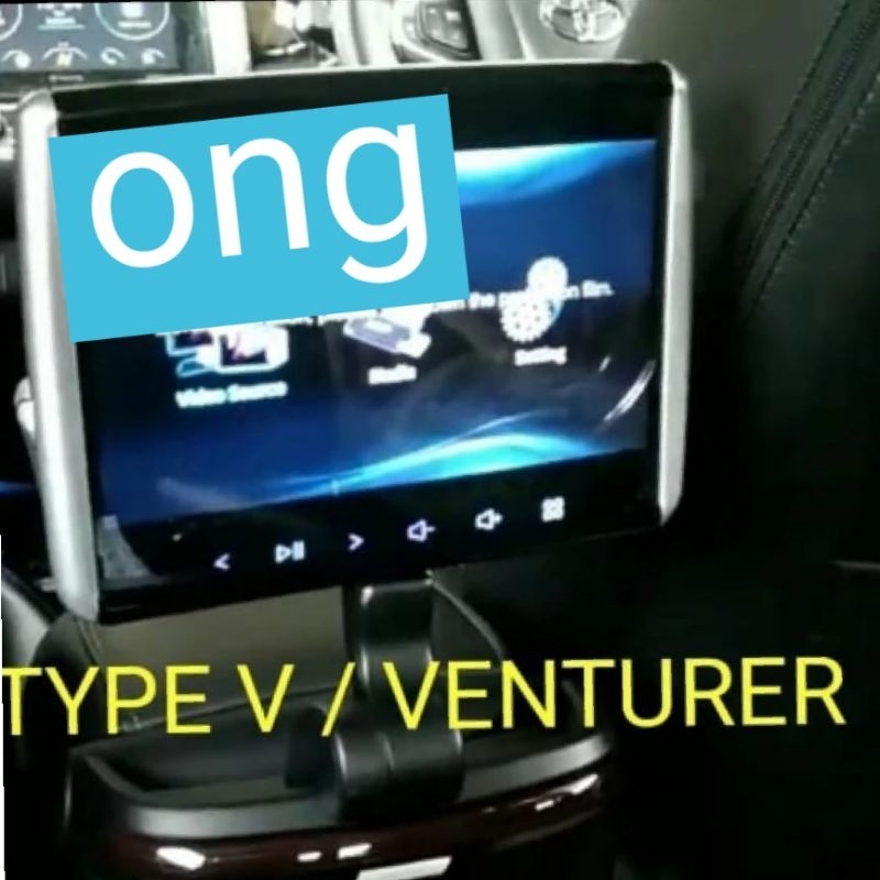 anti gores tv monitor belakang toyota innova reborn type v dan venture