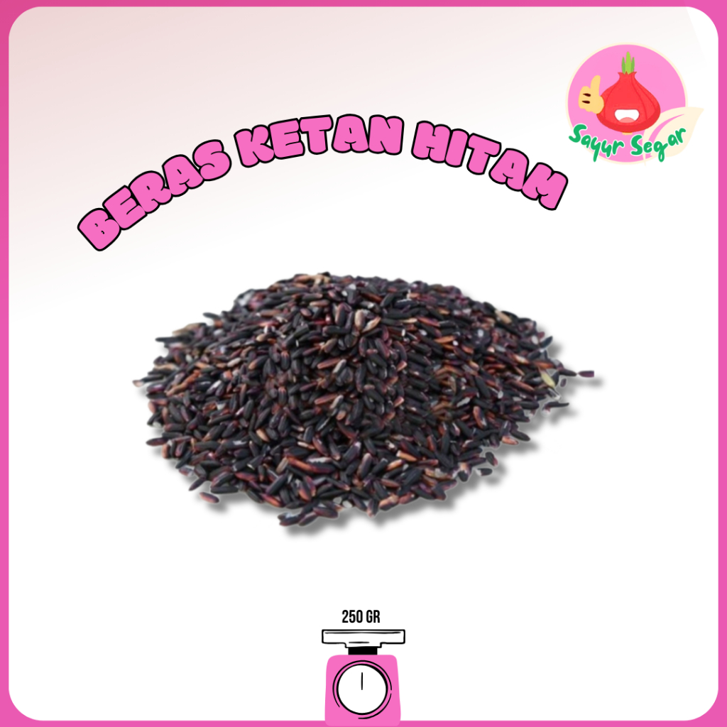 

Sayur Segar - Beras Ketan Hitam/Black Glotinous Rice 250 gr