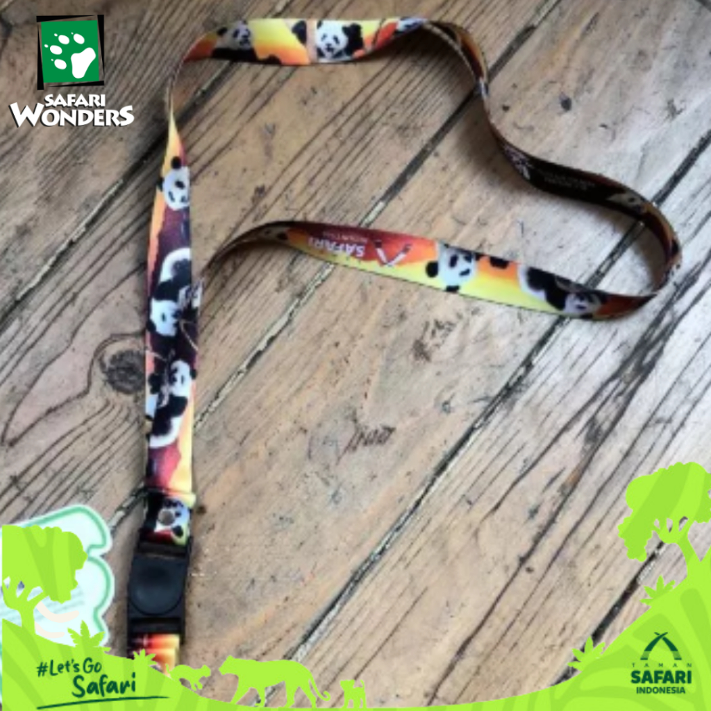 Taman Safari Boneka lanyard Panda