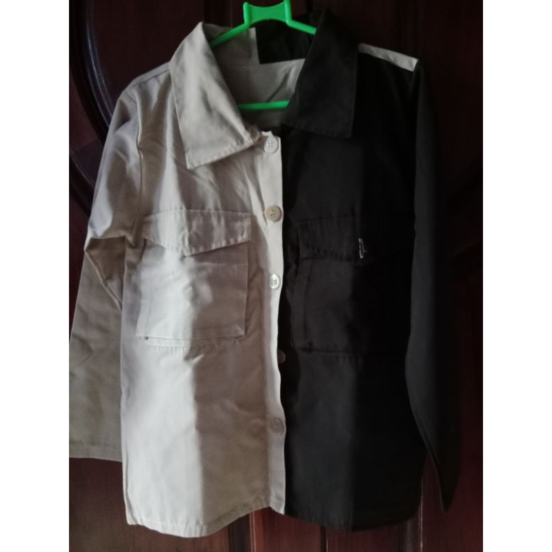 [preloved] jaket parka, blouse jeans