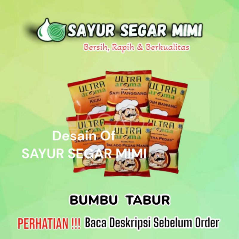 

BUMBU TABUR ULTRA AROMA 100 GR - Sayur Segar Mimi