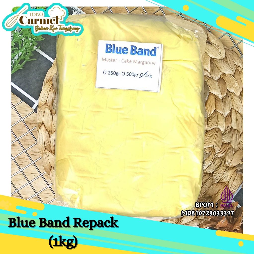 

Blue Band Master Margarin 1kg (REPACK) - Mentega Kiloan