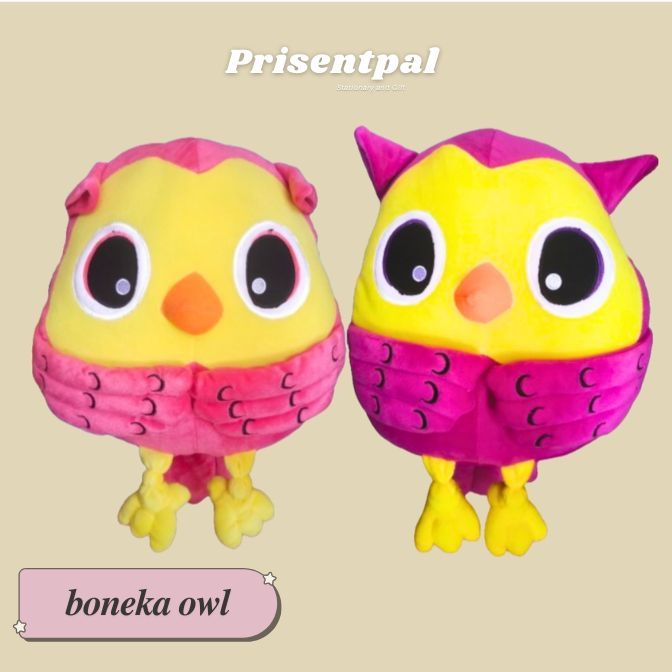 Boneka Jumbo Owl XL/Boneka Peluk/Boneka Burung Hantu Besar