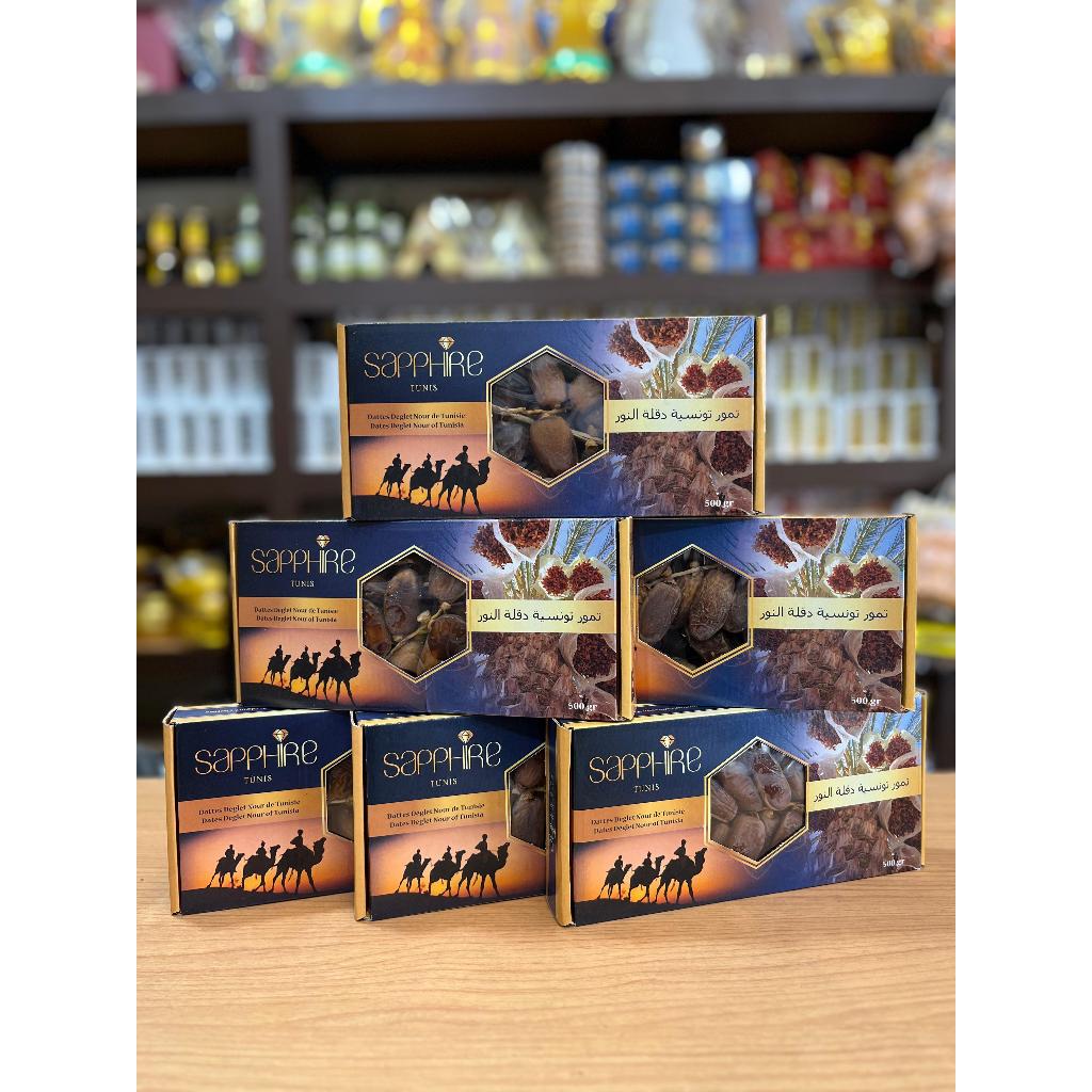 

Kurma Tunisia Tangkai Sapphire 500 gr