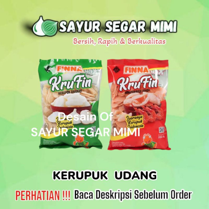 

Kerupuk Finna Krufin 250 gr - Sayur Segar Mimi