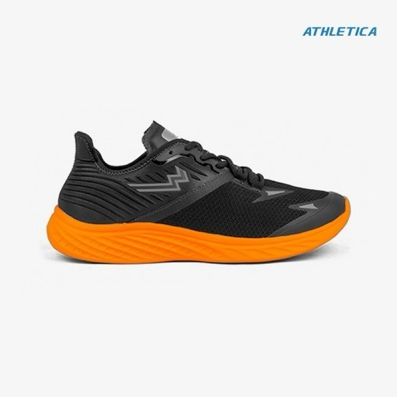Sepatu Athletica Original- Flash Ghost Black Fresh Orange | Sepatu Olahraga Pria Wanita | Sepatu Run