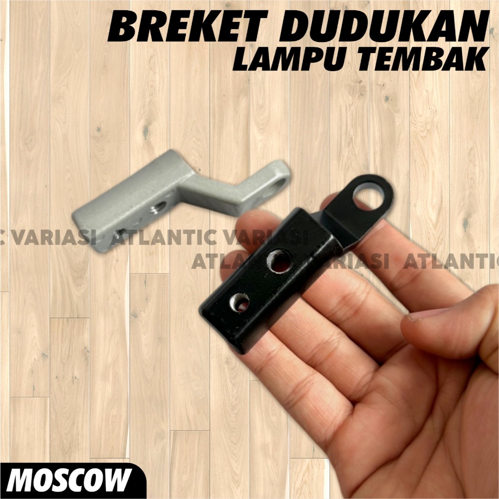1 PCS / BRACKET BRAKET DUDUKAN LAMPU TEMBAK SOROT LED BAR SPION MOTOR full cnc 1 biji breket dudukka