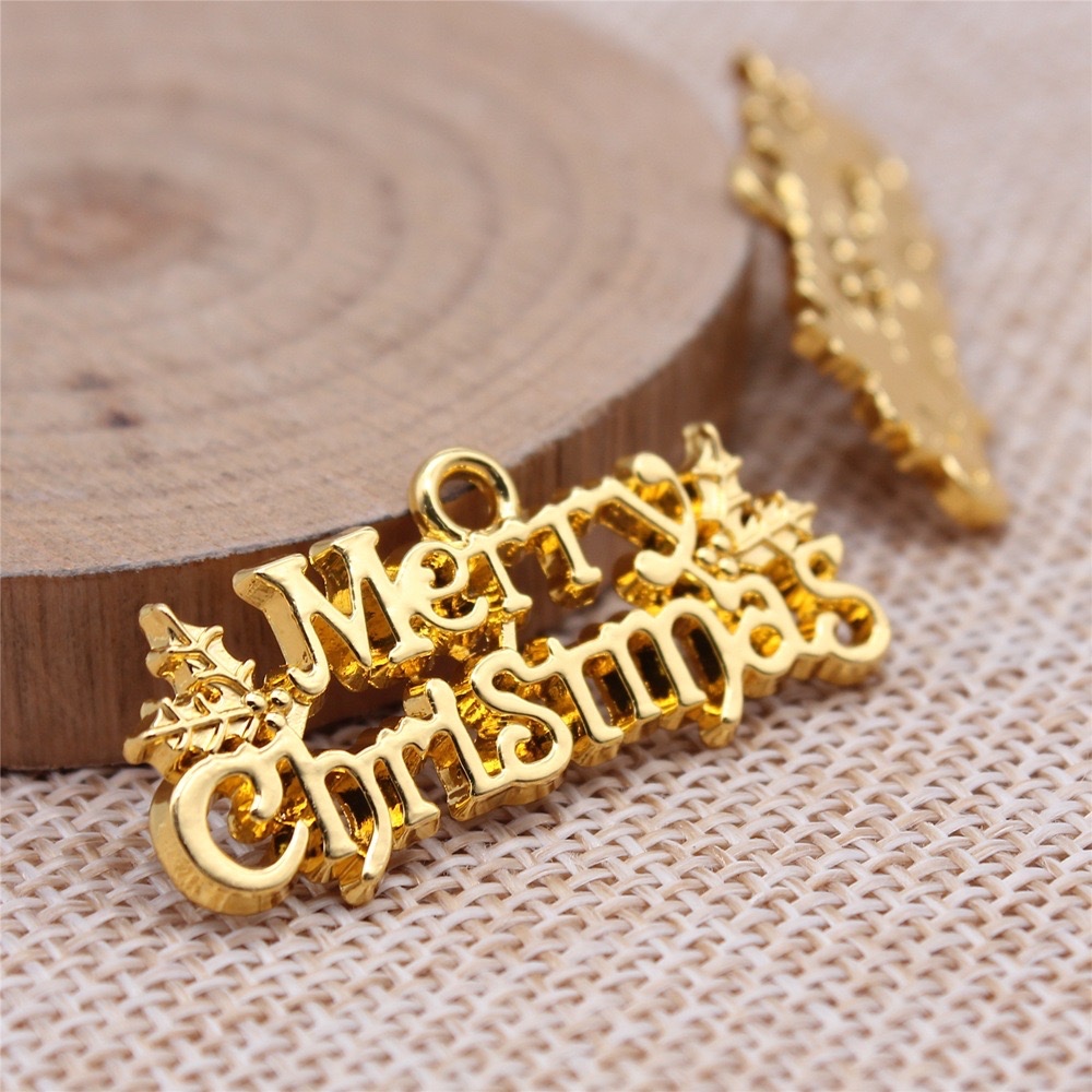 

[10PCS] HIASAN NATAL TULISAN MERRY CHRISTMAS UK. 3.5cm / PLAT DEKORASI TULISAN MERRY CHRISTMAS