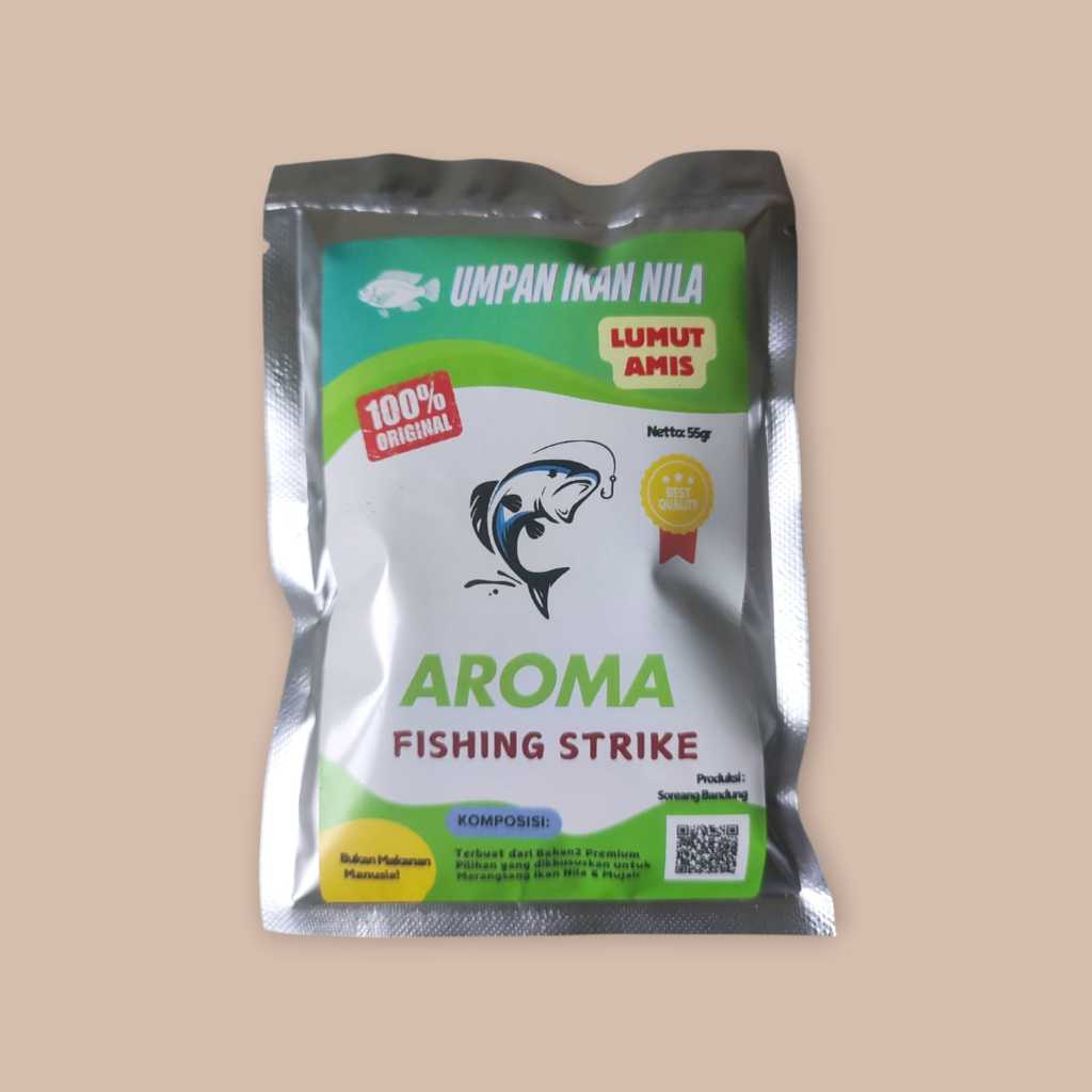 Umpan Ikan Nila Aroma Fishing Strike Babon, Indukan, Rame