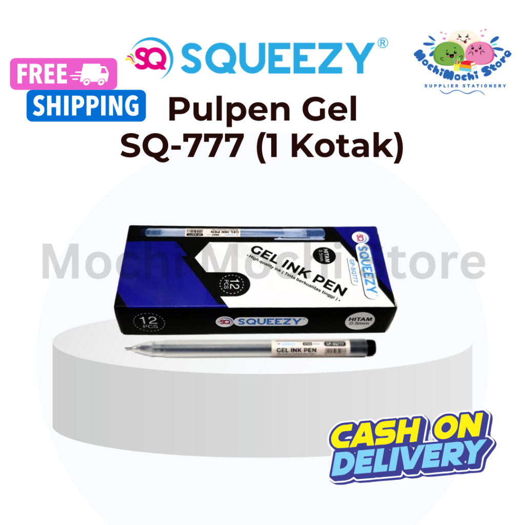 

Pulpen Gel SQUEEZY GP-SQ777 | Pulpen Gel | Gel Pen | Needle Tip 0.5mm | Pulpen Gel SQUEEZY GPSQ-777 | Bolpen Gel