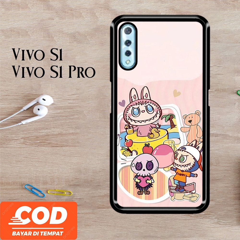 [A24] Labubu Lucu Casing Vivo S1 Pro Vivo S1 Case Pelindung Hp Keren Lucu Casing Viral Unisex Terbar