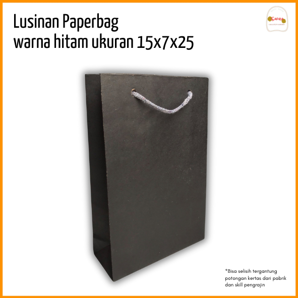 

[LUSINAN] PAPERBAG WAFER DAN MINUMAN WARNA HITAM POLOS UK 15 × 25/ PAPERBAG KERTAS WAFER TEH PUCUK MURAH KANTONG KERTAS SAFIRA_COLLECTION