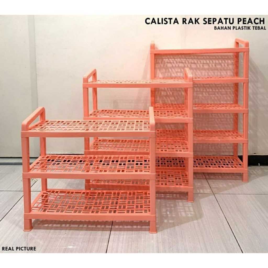 CALISTA RAK SEPATU PLASTIK /RAK SEPATU SUSUN / RAK SEPATU